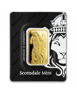 Scottsdale Mint PAMP Archangel Michael 1oz Gold Bar