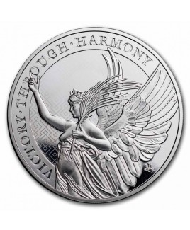 2022 St. Helena Queen's Virtues Victory 5 oz Silver Coin