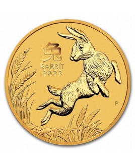 2023 Perth Mint Year of the Rabbit 1 oz Gold Coin