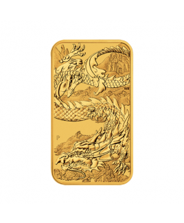 2023 Australia Dragon Rectangular 1 oz Gold Coin