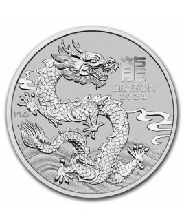 2024 Perth Mint Year of the Dragon 1 oz Platinum Coin