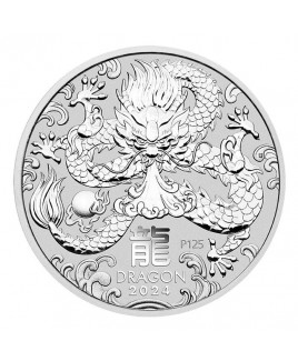 2024 Australia Lunar Series III - Year of the Dragon 1kg Silver Coin