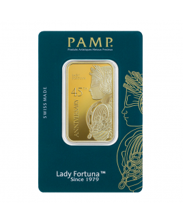 Pamp Suisse Fortuna 45th Anniversary 1 oz Gold Bar