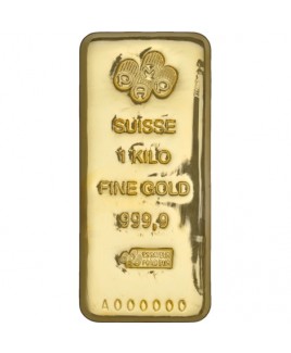 PAMP Suisse 1 Kilo Gold Bar