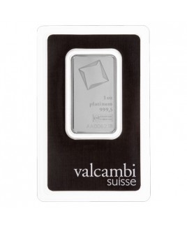 Valcambi 1 oz Platinum Wafer Bar