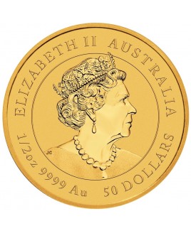 2023 Perth Mint Year of the Rabbit 1/2 oz Gold Coin 