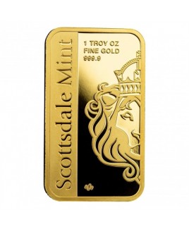 Scottsdale Mint PAMP Archangel Michael 1oz Gold Bar