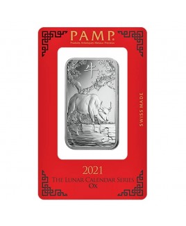  PAMP Suisse Ox 1 oz Silver Bar
