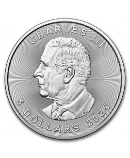 2025 Canadian Maple Leaf 1 oz Silver Coin