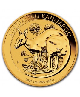 2021 Perth Mint Kangaroo 1 oz Gold Coin