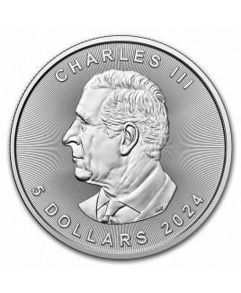 2024 Canadian Maple Leaf 1 oz Silver Coin