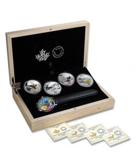 2015 Looney Tunes 1 oz Silver 4 Coin Set