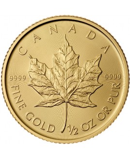 Maple Leaf 1/2 oz Gold Coin 